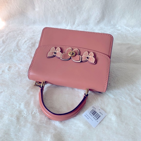 NWT Authentic Coach Calf Leather Parker Satchel Top Handle Bag - Picture 9 of 16